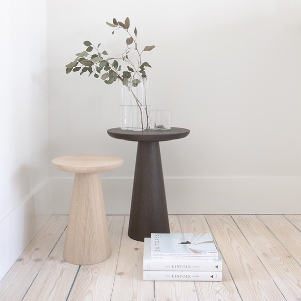 681055 - Mill Sidetable Eiken - Ø 40cm rond H50cm