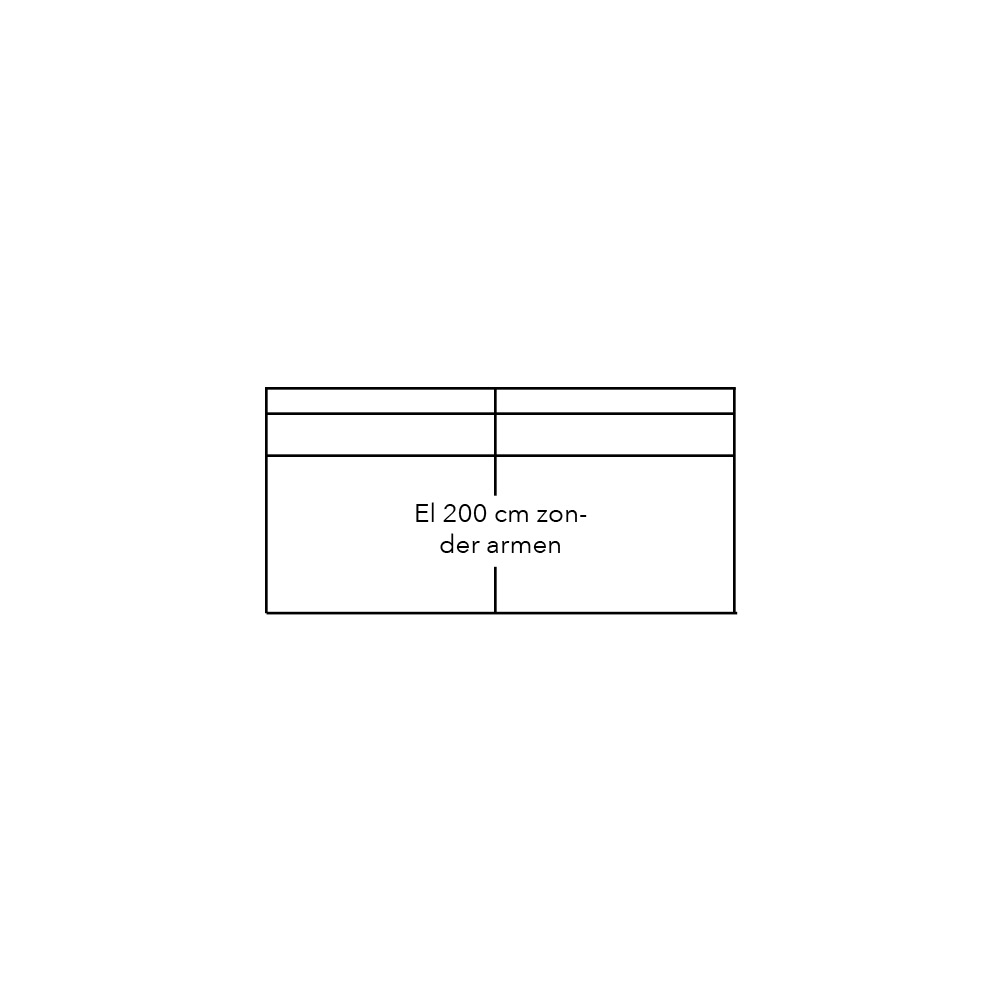 609035 - Element 200 zonder armen - stofgroep 1