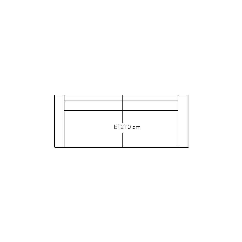 609036 - Element 210 met 2 armen - stofgroep 1