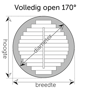 volledig open