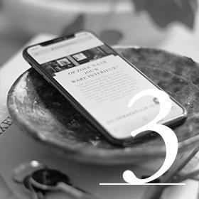 3. (ONLINE) DESIGN DATE Een Design Date vindt thuis of online plaats. Tijdens de Design Date luistert Nieke naar jouw woonwensen en maakt een stappenplan.